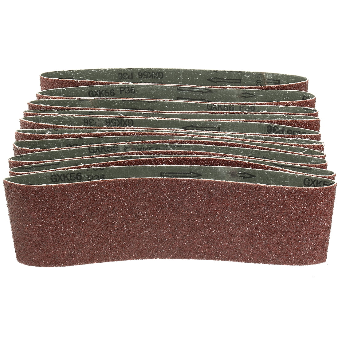 Uxcell 4" x 24" 36 Grit Lapped Joint Aluminum Oxide Sanding Belts 10