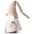 thumbnail image 3 of Adornos de decoración de elfos navideños hechos a mano, regalos del día de acción de gracias, gnomos suecos de 14 pulgadas (caqui) Namotu WMPH-1131, 3 of 7