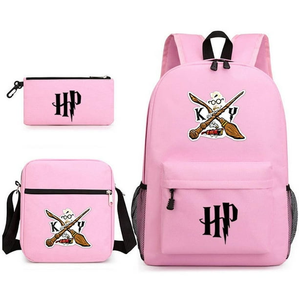 Juego de mochilas escolares tipo Satchel Potter con estampado de búhos para niños