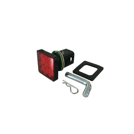 Lighted Hutch - MaxxHaul 50021 Trailer Hitch Cover with 12 LED's Brake and Tail Light Functions