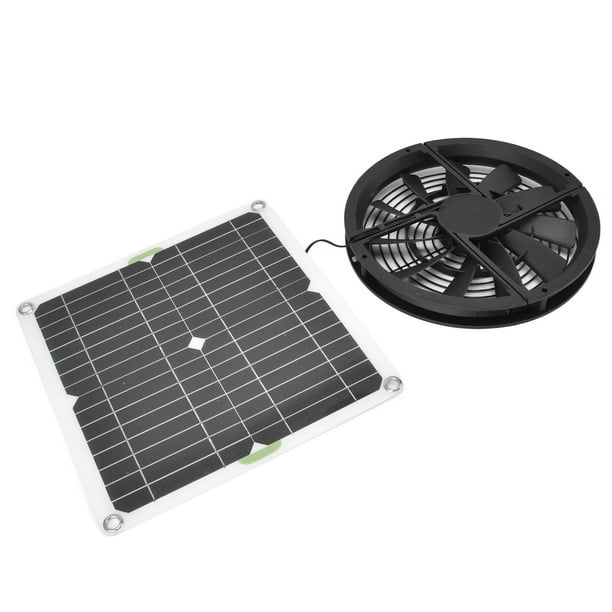 Ventilador de invernadero con energía solar, kit de ventilador con panel solar Ventilador con panel solar Ventilador solar de mayor durabilidad