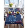 July 4th Tablecloths Fireworks Celebration Patriotic Americana Stars ...