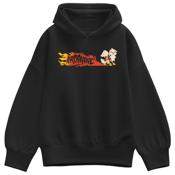 Pokémon - Arcanine Fire - Women's Fleece Hoodie Sweatshirt