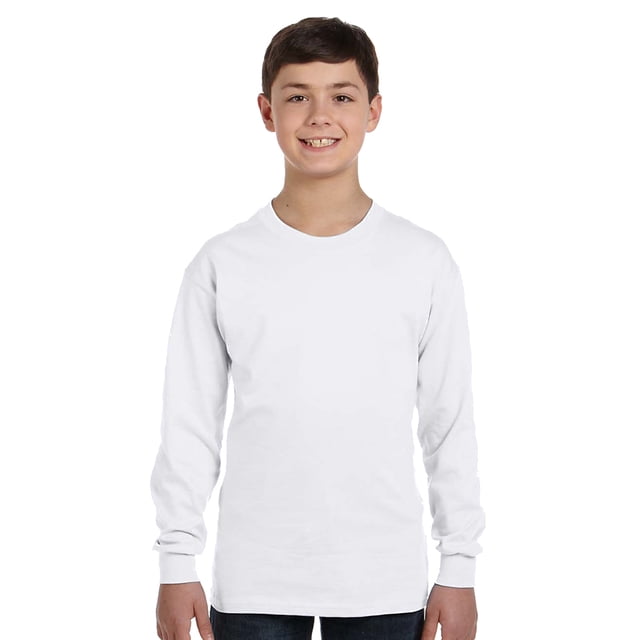 Gildan Gd 5400B Yth 5.3 Oz Hvy Ctn Ls