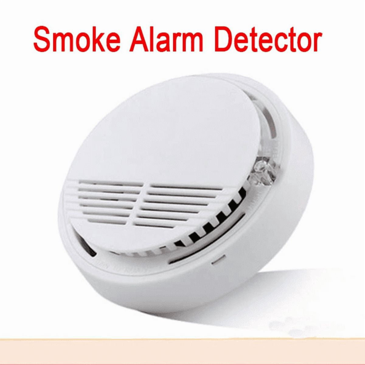 8 Pack Smoke Alarm Detector Home Fire Safety Sensor Alert Battery Included