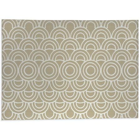 

Circle Neutral Kitchen Mat by Kavka Designs