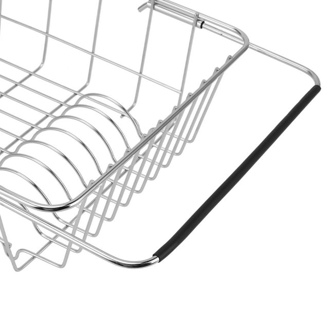 Dish Drying Rack,Dish Rack 2 Tier Dish Drainer Dish Rack Sturdy Construction