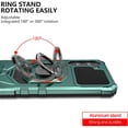 thumbnail image 5 of Military Grade Robotic Series Hybrid Case with Ring Grip for Samsung Galaxy A35 5G - Green, 5 of 6