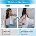 thumbnail image 4 of Adjustable Posture Corrector, Back Support Brace for Men and Women, Upper Back Stretcher for Spine Alignment, Posture Trainer Belt, Ideal Posture Corr, 4 of 5