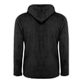 thumbnail image 4 of Brglopf Men's Jacket Men Fleece Open Front Hoodie Cardigan Button Down House Coat Winter Warm Plush Outerwear, 4 of 7