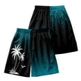 thumbnail image 2 of kpoplk Men's Sportwear Swim Trunks Quick Dry Board Shorts with Lining(Black,Small), 2 of 5
