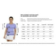 thumbnail image 4 of IBKUL Adult Female Solid Short Sleeve Crew Neck, Color: Lavender, Size: L (85000-LVN-L), 4 of 4