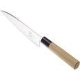 thumbnail image 3 of Mercer Culinary 6-Inch Deba Utility Knife, 15cm, Wood Handle, 3 of 5