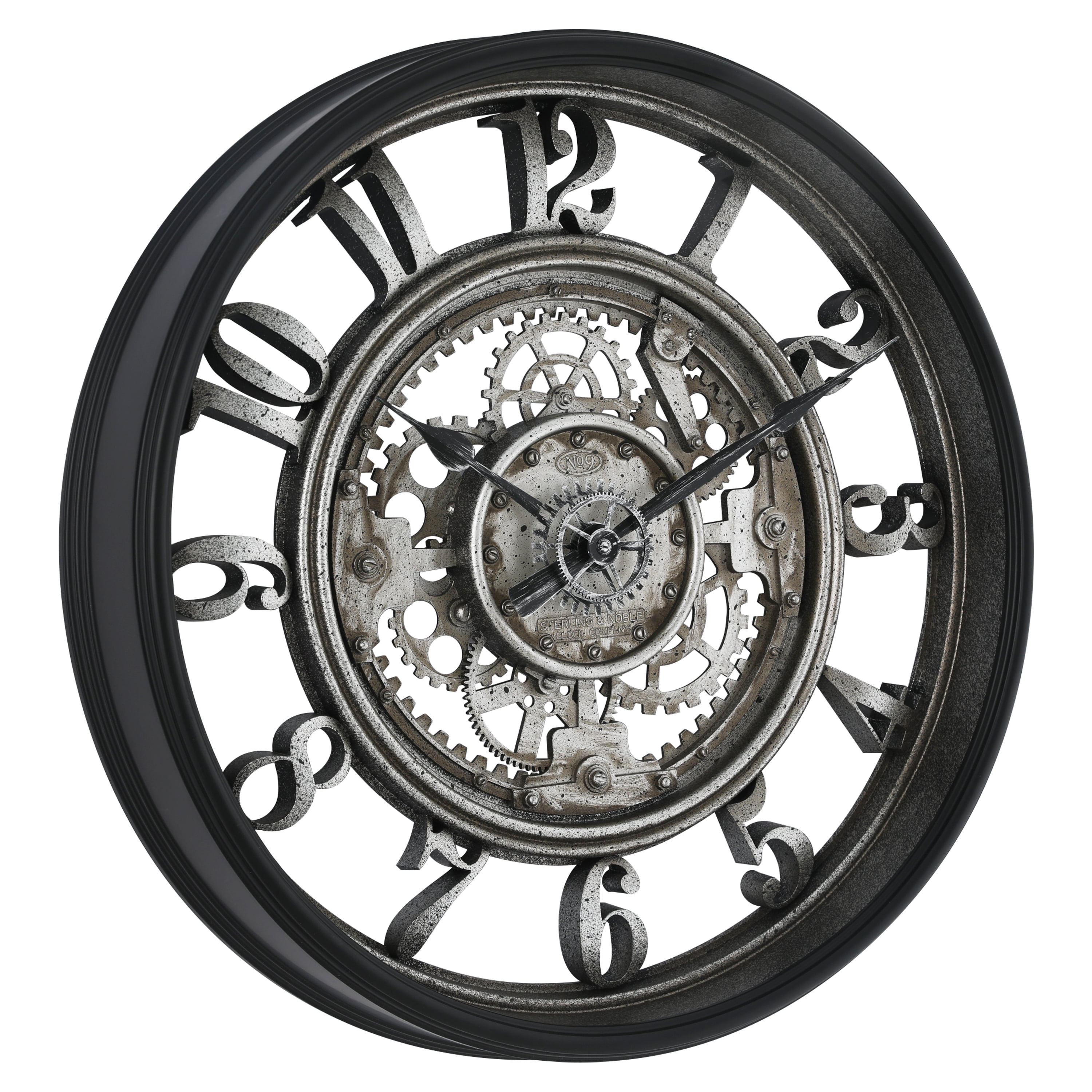 SKILCRAFT Silver Contemporary Wall Clock - Walmart.com