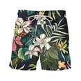 thumbnail image 5 of JUUYY Men's Fashion 3D Hawaiian Print Shorts Drawstring Elastic Waist Pockets Short Pants Summer Casual Loose Comfortable Holiday Beach Plus Size Shorts Multicolor XXL, 5 of 5