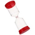 thumbnail image 6 of Hytrove 1Pack Hourglass Timer Plastic Red For Studying And Playing 12.50X4.40X4.40Cm Diy Hourglass, 6 of 8