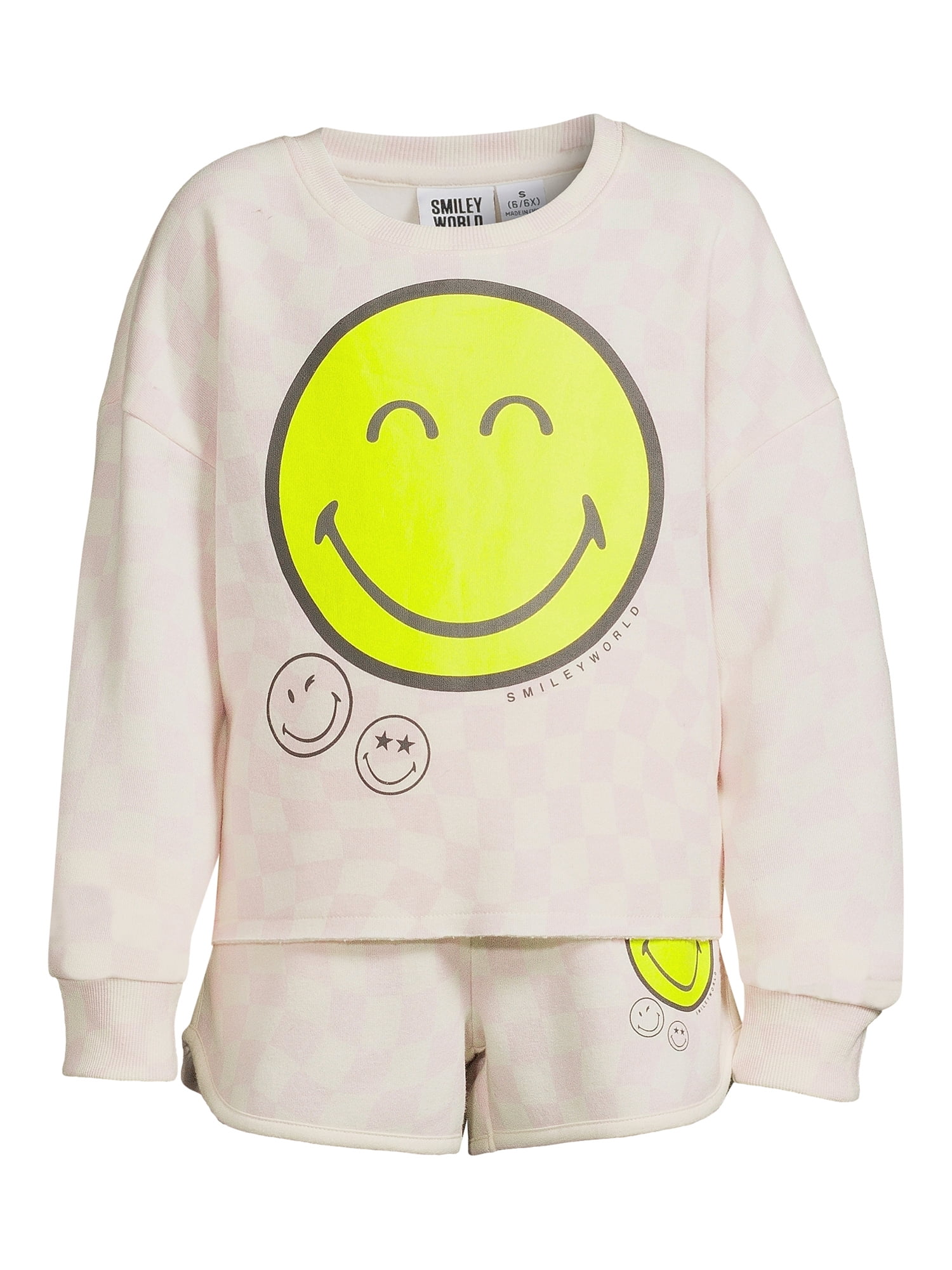 Smiley Ultra Soft Fleece Lined Sweatshirt – Girl Be Brave