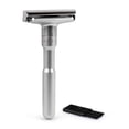 thumbnail image 1 of Adjustable Double Edge Classic Safety Razor (1 Razor & 5 pcs Titanium Coated Blades), 1 of 8