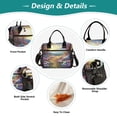 thumbnail image 3 of Small Cooler Bag Lunch Bag Portable Meal Bag Work Meal Bag Outdoor Meal Bag Travel Meal Bag Picnic Meal Bag Going Out Meal Bag Pretty Flower World, 3 of 6