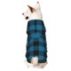 thumbnail image 1 of Balery Blue Black Plaid Sudadera con Capucha para Perros Pequeños – Ropa para Mascotas, Disfraz para Perros y Gatos, Ideal para Fiestas y Cosplay-XX-Large, 1 of 7