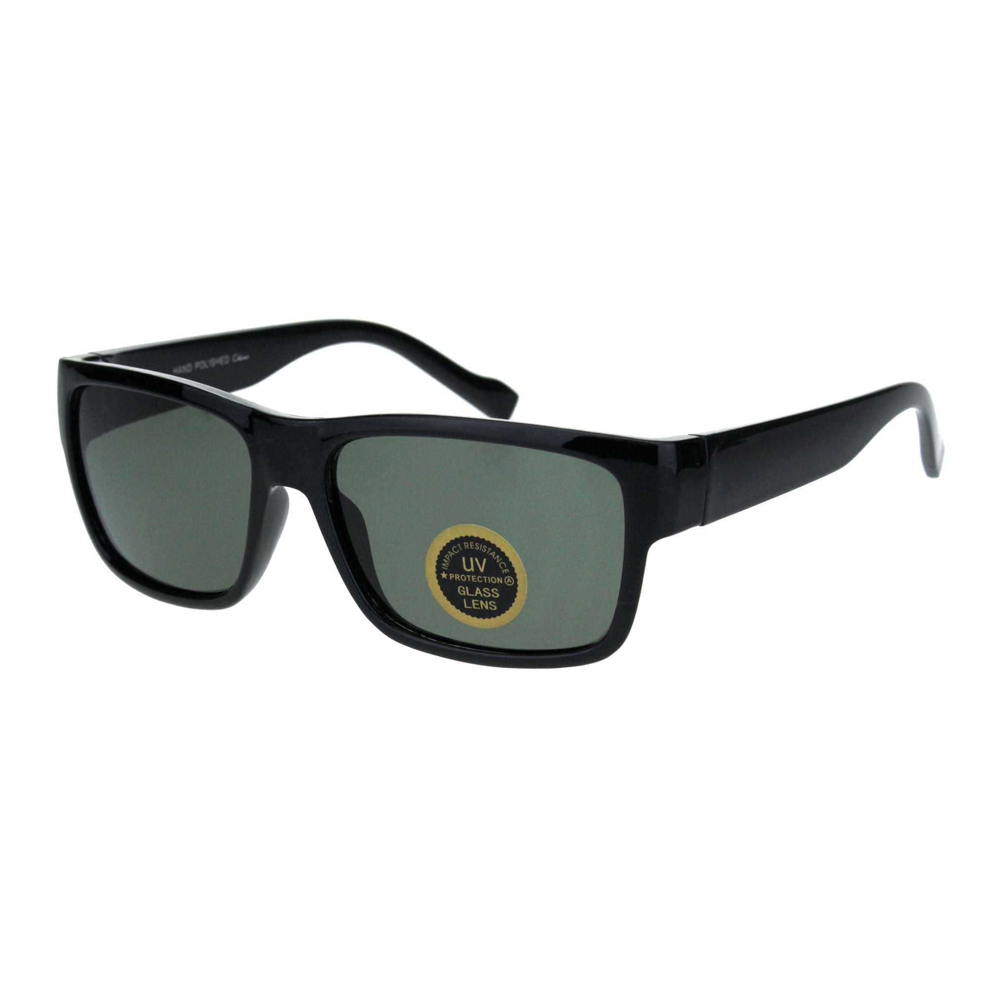 Shiny Black LC82 Locs Mens Cholo Biker Sunglasses w// Free Pouch