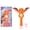 Orange, variant on Dinosaur Bubble Machine, Handheld Rechargeable Fully Automatic Floral Bubble Blower, Portable Lightweight Bubble Maker for Summer Beach Outdoor Party Festival Event,Green