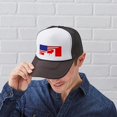 thumbnail image 5 of CafePress - Canadian American Flag - Adjustable Unisex Printed Trucker Hat with Mesh Back, 5 of 8