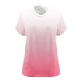 thumbnail image 2 of BSDJILFG Women Pajamas Summer Plus Size Basic Tees Casual Half Sleeve V Neck T Shirts Loose Sleep Pajama Lounge Tops ,XL-5XL, 2 of 4