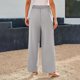 thumbnail image 1 of WILLBEST Pantalones Casuales Cómodos para Mujer: Estilo Harén Holgado de Lino con Cintura Elástica y Bolsillos para Uso Diario. Extra Grande, 1 of 2