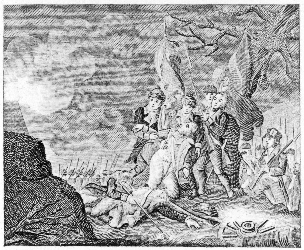 Quebec Expedition 1775 Nthe Death Of General Richard Montgomery During