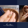 thumbnail image 6 of Dainty Gold Earrings, Claw Earrings for Women, Summer Trendy Illusion Earrings for Pierced Ear/Cartilage Piercing, 6 of 7
