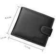 thumbnail image 3 of JINBAOLAI High Quality Men's Wallets Cow Leather Zipper Wallets Sample Style Male Purse, 3 of 5