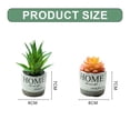thumbnail image 2 of 2 uds simulación suculentas bonsái adornos creativos plantas artificiales en maceta flores falsas plantas verdes, 2 of 6