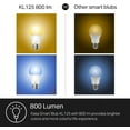 thumbnail image 4 of New Bulb, Full Color Changing Dimmable Smart WiFi Light Bulb Compatible with Alexa and Google Home, A19, 9W 800 Lumens,2.4Ghz only, No Hub Required, 1-Pack (KL125), Multicolor, 4 of 5