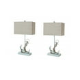 thumbnail image 5 of HomeRoots Set of 2 Anchor Table Lamps - 15 W x  28 D x  9 H Distressed White White, 5 of 5