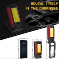 thumbnail image 2 of 1 Piece Powerful Rechargeable Work Light, LED Work Light Workshop Light with Magnetic Base, Torch Light with IP65 Waterproof, 7 Modes Mechanic Light f, 2 of 5