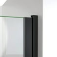 thumbnail image 2 of DreamLine Alliance Swing BG 30 in. W x 66 in. H Semi-Frameless Swing Shower Door in Matte Black and Clear Glass, 2 of 5