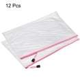 thumbnail image 3 of Unique Bargains A4 Zip File Pouch Document Folders Mesh Zipper Bags, Pink, 12 Pack, 3 of 5