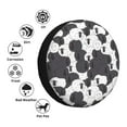 thumbnail image 2 of Kdxio Black And White Sheeps for Tire Cover Wheel Protectors Tyre Covers Weatherproof Wheel Covers Universal Fit for Trailer Rv SUV Truck Camper Travel Trailers 16 inch, 2 of 5