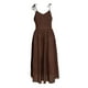 thumbnail image 4 of Vestido de moda liso sin espalda con cuello en V y cintura alta para mujer, poliéster spandex, estilo sexy y elegante, tallas S-XXXL, 4 of 6