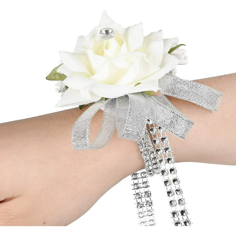 Wrist Corsage Wristlet Band Bracelet For Girls Women Bride - Temu