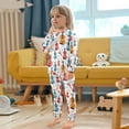 thumbnail image 5 of joogoo Guitar Music Notes 2 Piece Long Sleeve Tee and Pants Cotton Pajama Set 3T, 5 of 7