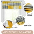 thumbnail image 2 of 2 Pack Valances Window Treatments Yellow and Grey Abstract Modern Art Blackout Drapes Adjustable Curtain Valances for Windows Living Room Kitchen Over Sink, 18x52 Inch Rod Pocket Valances, 2 of 6