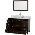 thumbnail image 5 of Wyndham Collection Wcv800048sescmovm24 48" Free Standing Vanity Set - White, 5 of 7