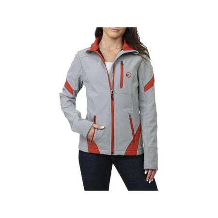 Halifax Traders Womens Softshell Contrast Trim Fleece Lined Jacket