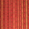 thumbnail image 1 of Ahgly Company Indoor Square Oriental Orange Traditional Area Rugs, 4' Square, 1 of 1