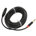 thumbnail image 2 of Cable de micrófono XLR hembra de 8m a TRS de 6,35mm Cable de interconexión de señal equilibrada Cable de micrófono para guitarra eléctrica, 2 of 5