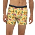 thumbnail image 2 of Salouo Ocean And Sea And Sand Pattern Men's Boxer Briefs, Soft & Breathable Underwear Elastic Waistband Briefs for Men,1-Pack, 2 of 7