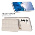 thumbnail image 7 of SaniMore for Samsung Galaxy A14 5G (6.6" 2023) Case, Flip PU Leather Diamond-Shaped with Built-in Card Slots, Kickstand and Shockproof Anti-drop Phone Case for Galaxy A14 5G Wallet Shell, Beige, 7 of 7