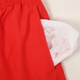 thumbnail image 4 of MADHERO Men's Swim Trunks with Mesh Liner Quick Dry Swimwear Bathing Suit Red Size 2xl, 4 of 6